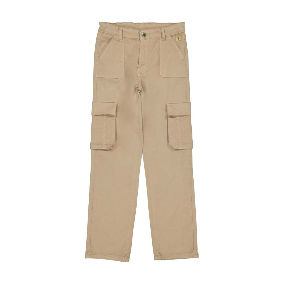 Cargobroek Tyler - Katoen - Sand/beige - Levv voorkant