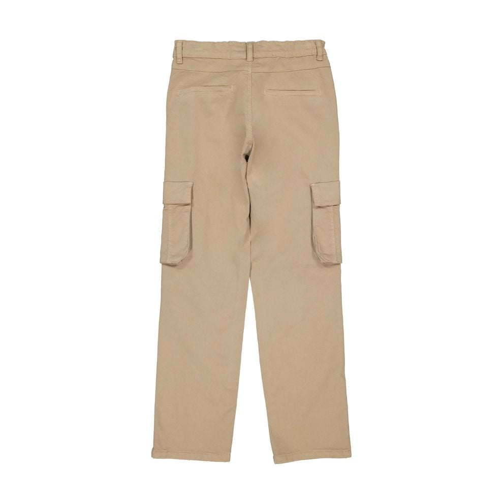 Cargobroek Tyler - Katoen - Sand/beige - Levv achterkant