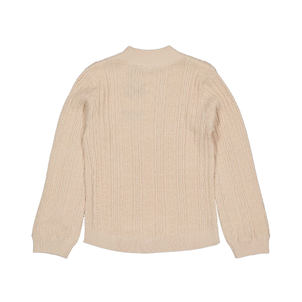 Trui Veronica - Katoen - Faded pink/lichtroze - Levv achterkant