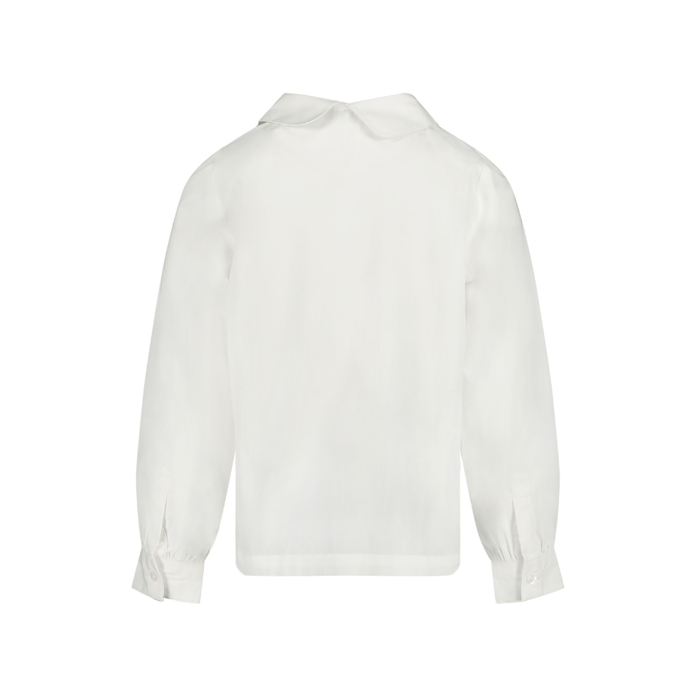 Blouse Verril - Katoen - White/wit - Levv achterkant