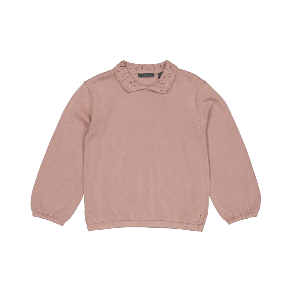 Trui Verene - Katoen - Light mauve - Levv voorkant