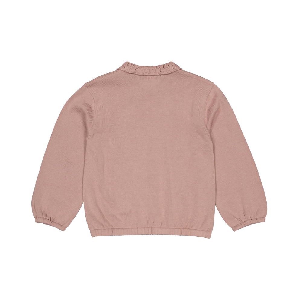 Trui Verene - Katoen - Light mauve - Levv achterkant