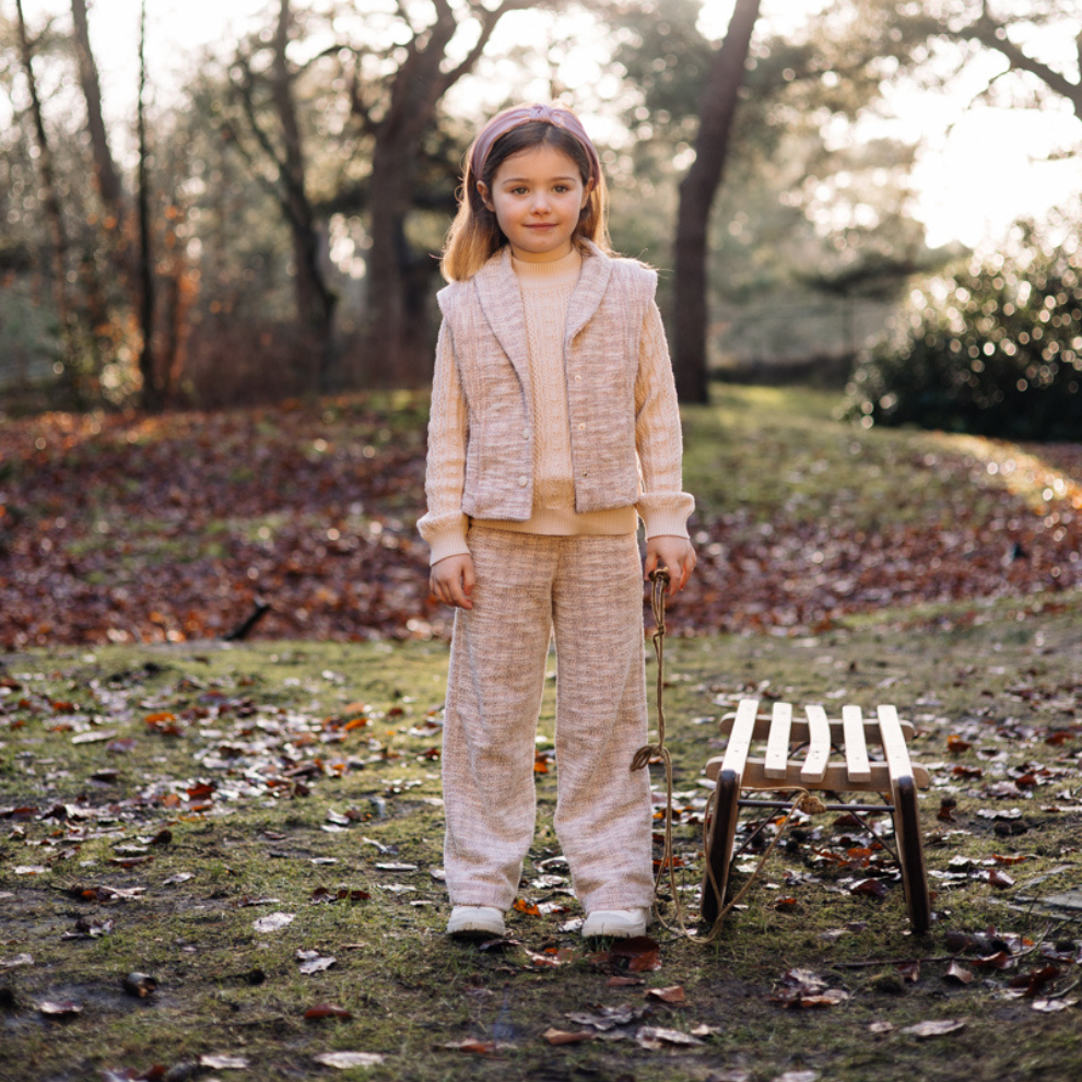 Broek Tracy - Katoen - Multi check - Levv kind