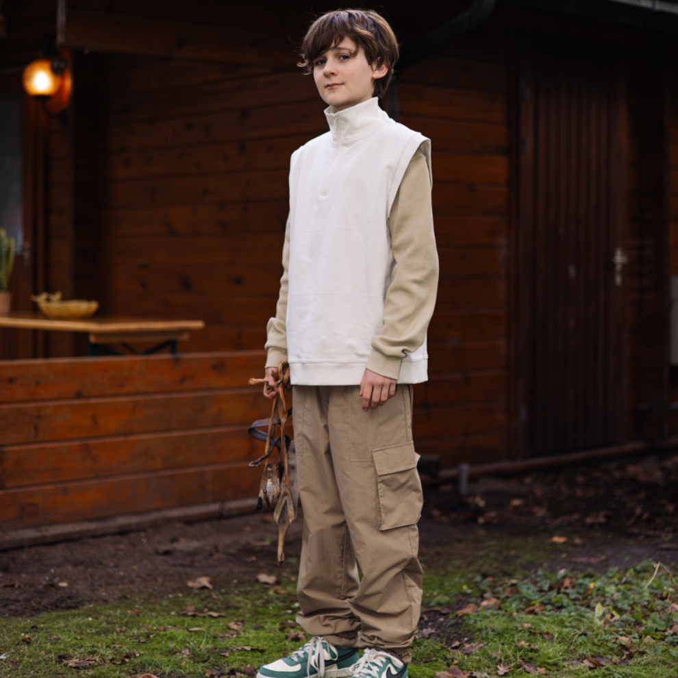 Cargobroek Tyme - Taupe - Levv kind