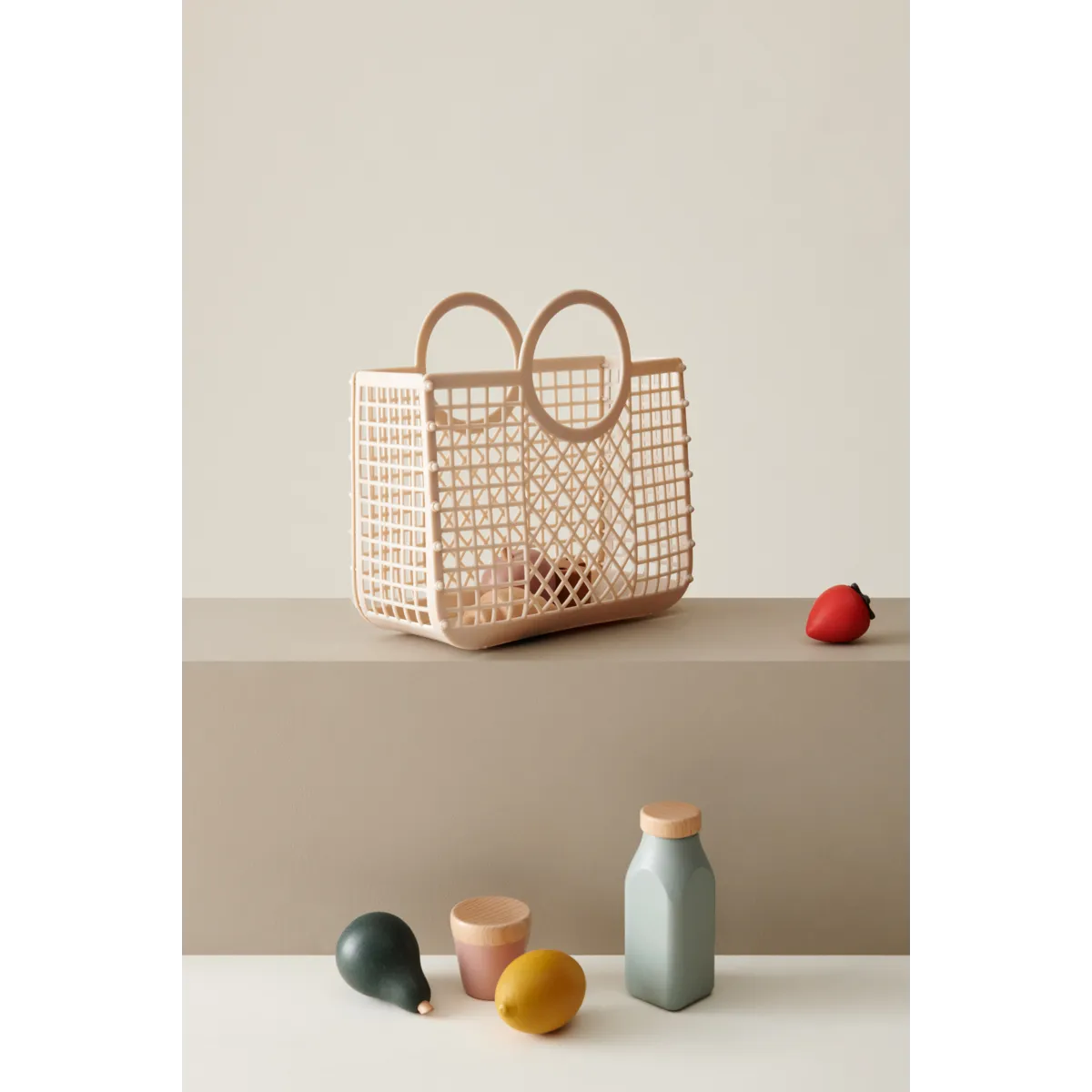 Speelgoed boodschappenset - Florin - Mandje met houten etenswaren - Liewood lifestyle
