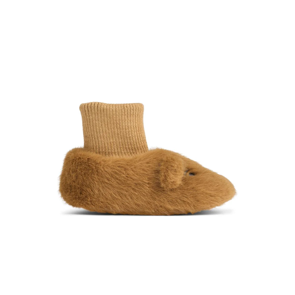 Baby Beer Sloffen - Beth Bear Pluche Pantoffels - Gerecycled polyester - Liewood - zijaanzicht