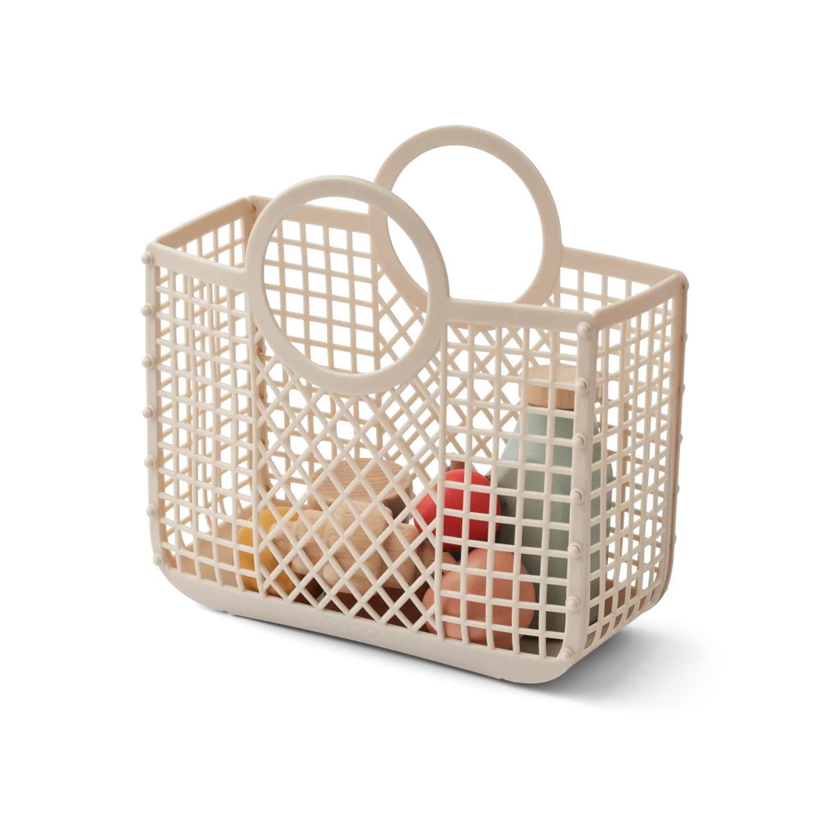 Speelgoed boodschappenset - Florin - Mandje met houten etenswaren - Liewood productfoto
