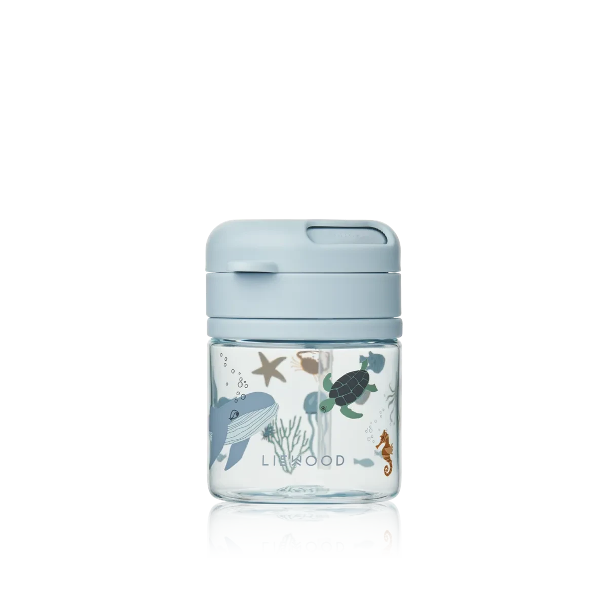 Liewood - Pavia Tritan Straw Cup 280ml - Drinkbeker met rietje - close up