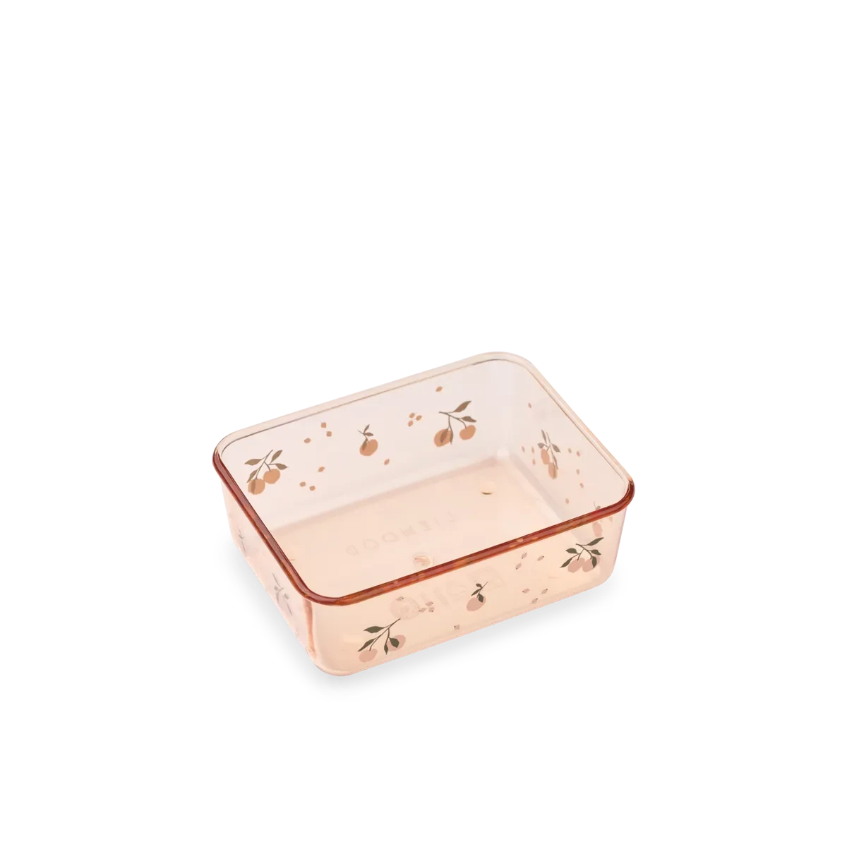 Liewood - Ako Tritan Snack Box - Broodtrommel - Tritan - peach - binnenzijde