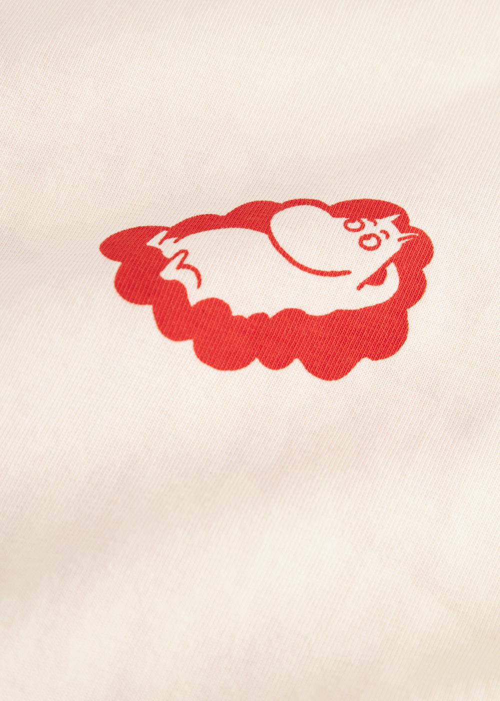 T-shirt Tad - Moomin Valley - Katoen - MarMar Copenhagen close up