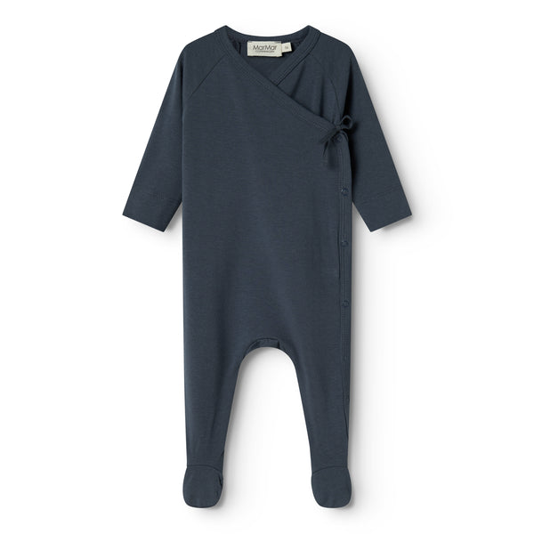 MarMar Copenhagen - Rubetta Modal - Blue - Boxpakje met voetjes - Donkerblauw - Modal Katoen - voorkant