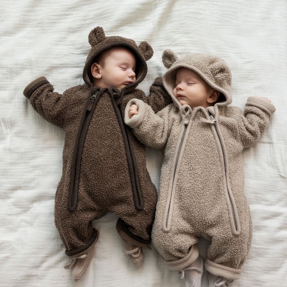 Buitenpak Robert - Teddy Bouclé - Bruin - Marmar Copenhagen baby