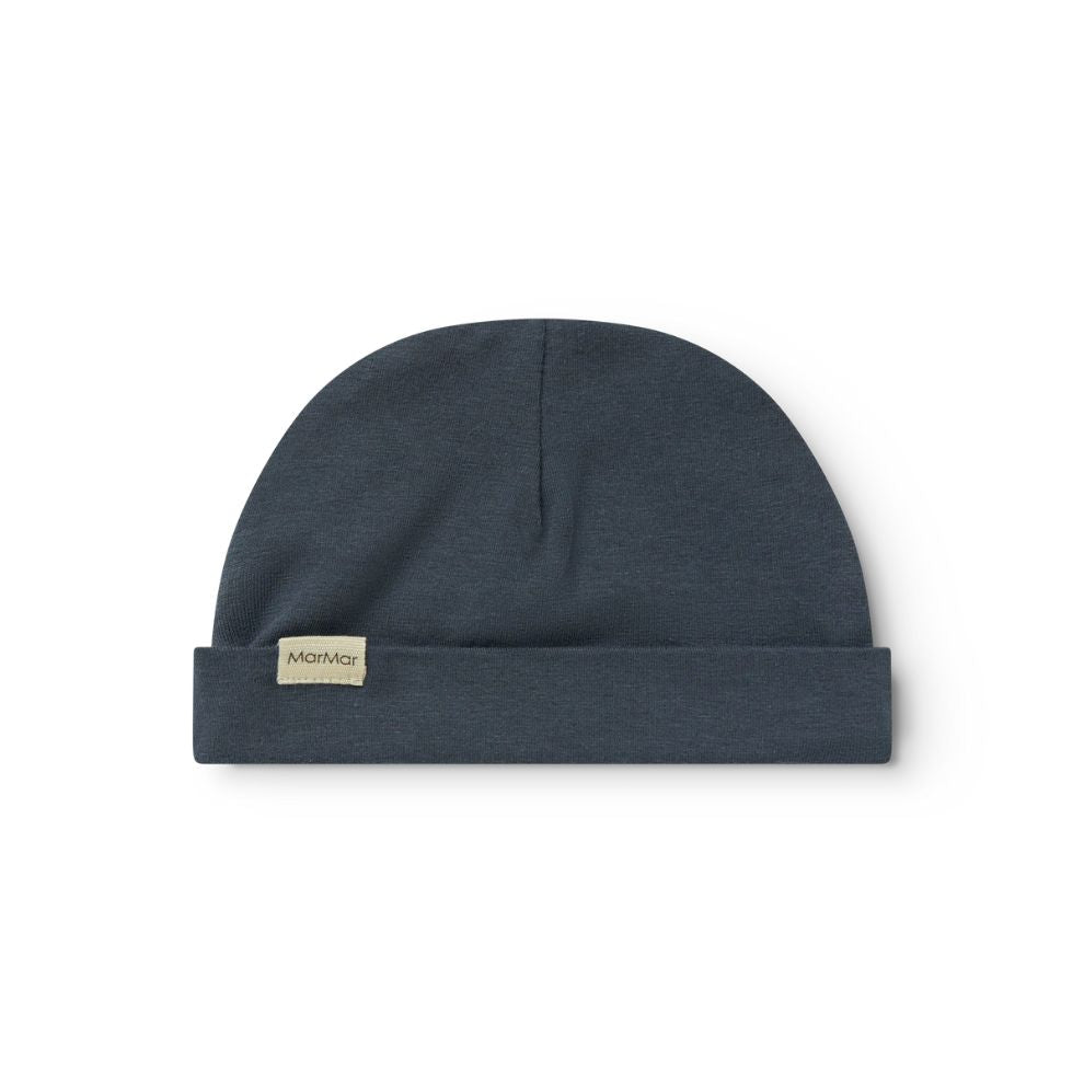 MarMar Copenhagen - Aiko Modal Beanie - Blue - Baby Mutsje - Donkerblauw - Modal Katoen product