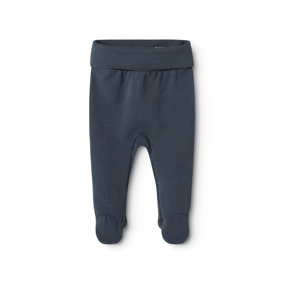 MarMar Copenhagen - Pixa Pants - Baby broekje met voetjes - Modal - Blue product