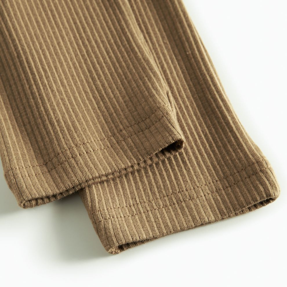 Broekje Pico - Biologisch katoen/modal - Dark bronze - Marmar Copenhagen pijpjes