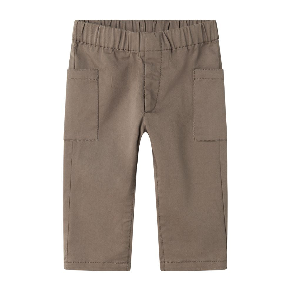 Broekje Polle - Chino - Biologisch katoen - Bruin - Marmar Copenhagen voorkant