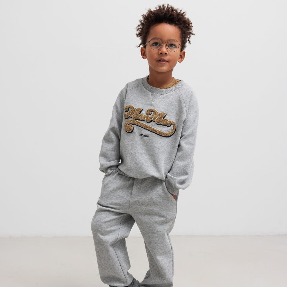 Sweater Theos B - Biologisch katoen - Grijs - Marmar Copenhagen jongen
