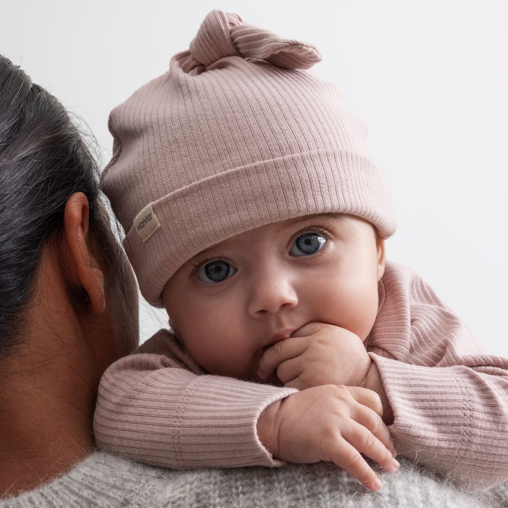 Mutsje Aiki - Biologisch katoen/modal - Faded rose - Marmar Copenhagen baby