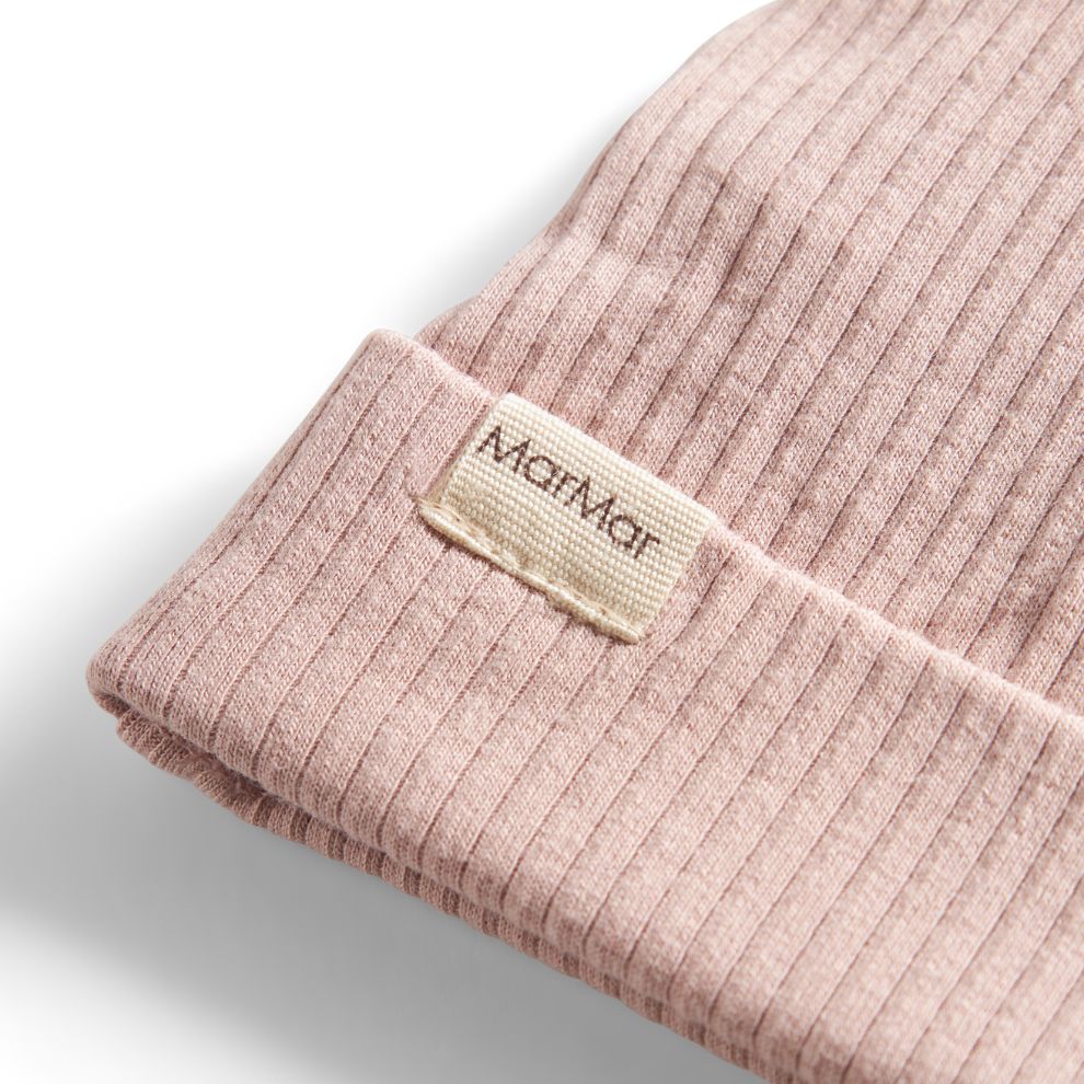 Mutsje Aiki - Biologisch katoen/modal - Faded rose - Marmar Copenhagen close up