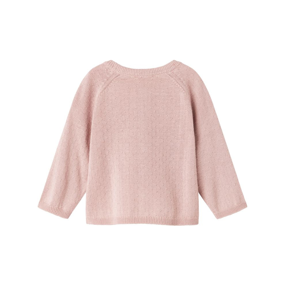 Vestje Totti - Biologisch katoen/modal - Faded rose - Marmar Copenhagen achterkant
