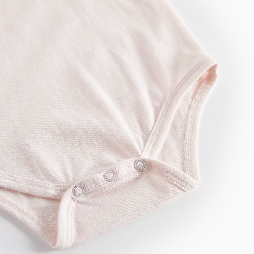 Romper Becki Frill - Biologisch katoen/modal - Lilac frost - Marmar Copenhagen kruis