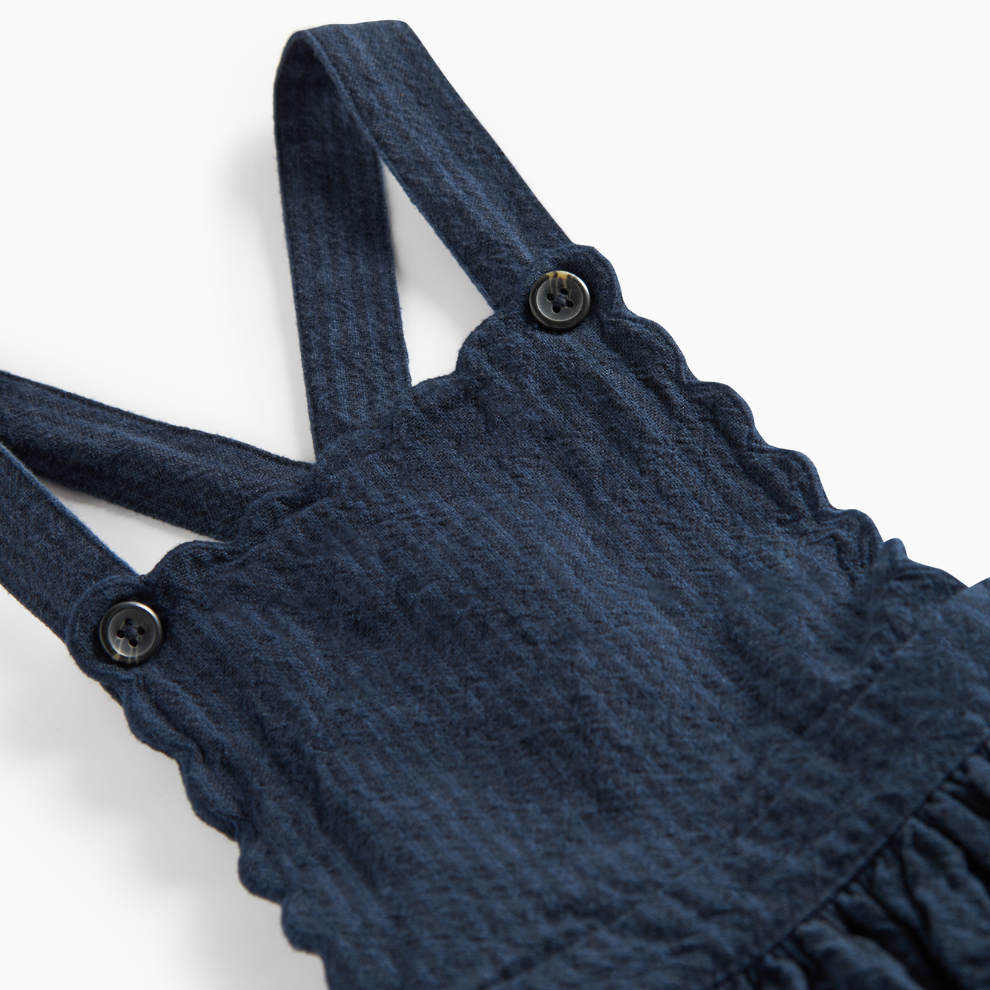 Jurkje Danara - Biologisch katoen - Dark Blue Stripe/navy - Marmar Copenhagen bovenkant