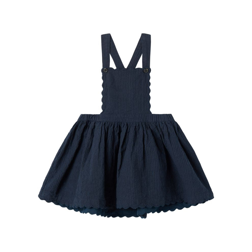 Jurkje Danara - Biologisch katoen - Dark Blue Stripe/navy - Marmar Copenhagen voorkant