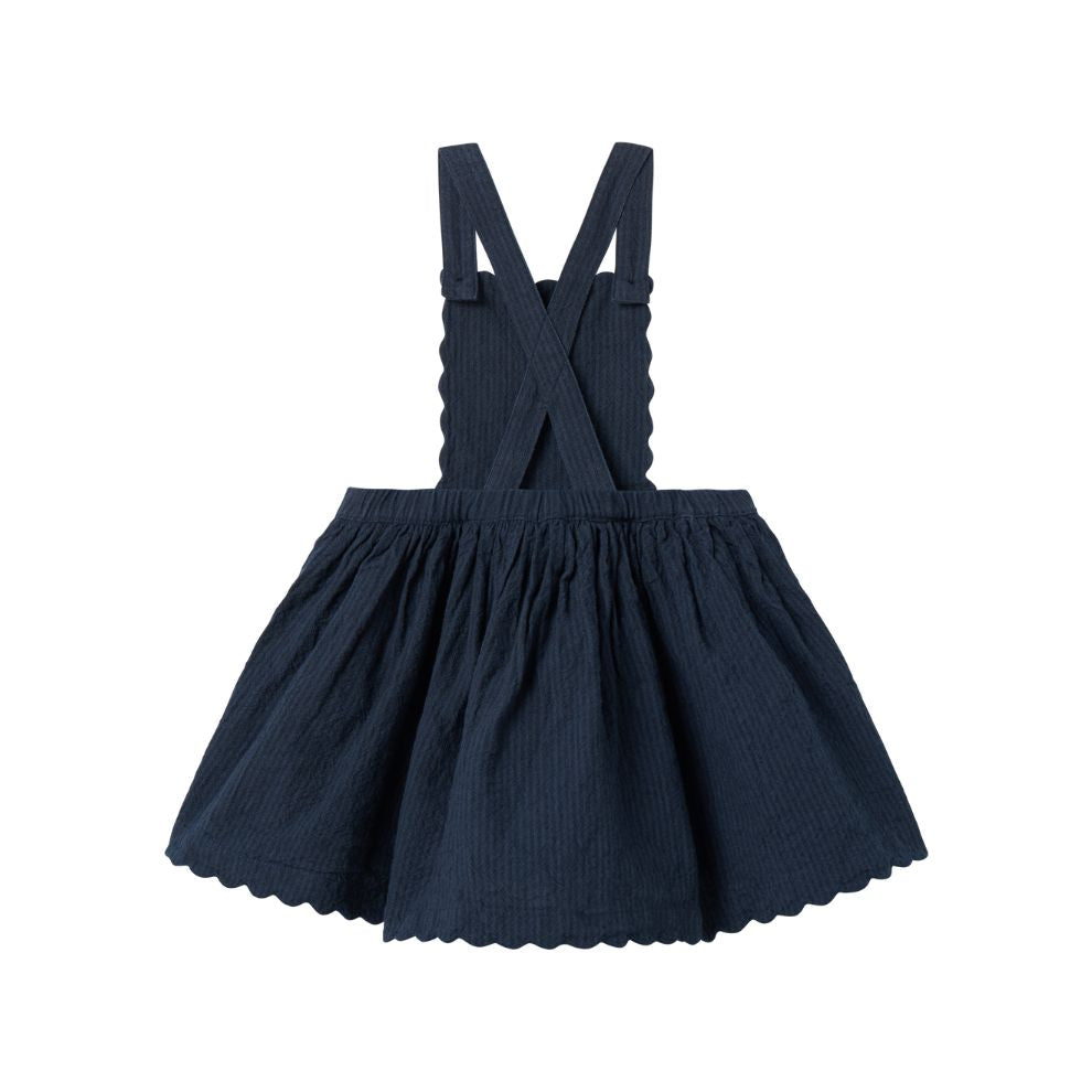 Jurkje Danara - Biologisch katoen - Dark Blue Stripe/navy - Marmar Copenhagen achterkant