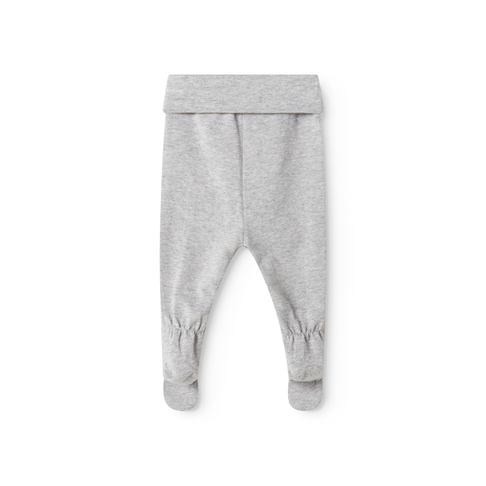 Baby Broekje - Pixa Modal - Biologisch katoen en Modal - Light grey - MarMar Copenhagen achter