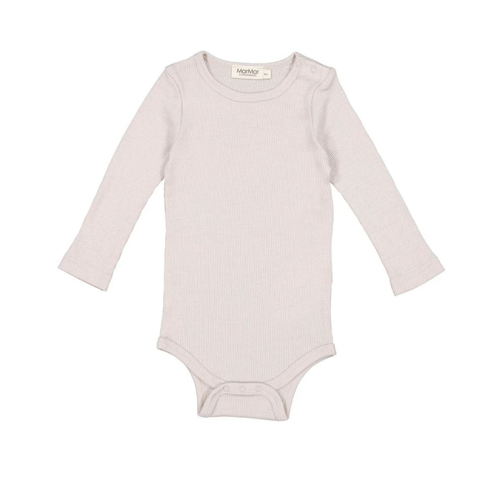 MarMar Copenhagen - Bense Wool Rib Romper - 100% merinowol - Pepple