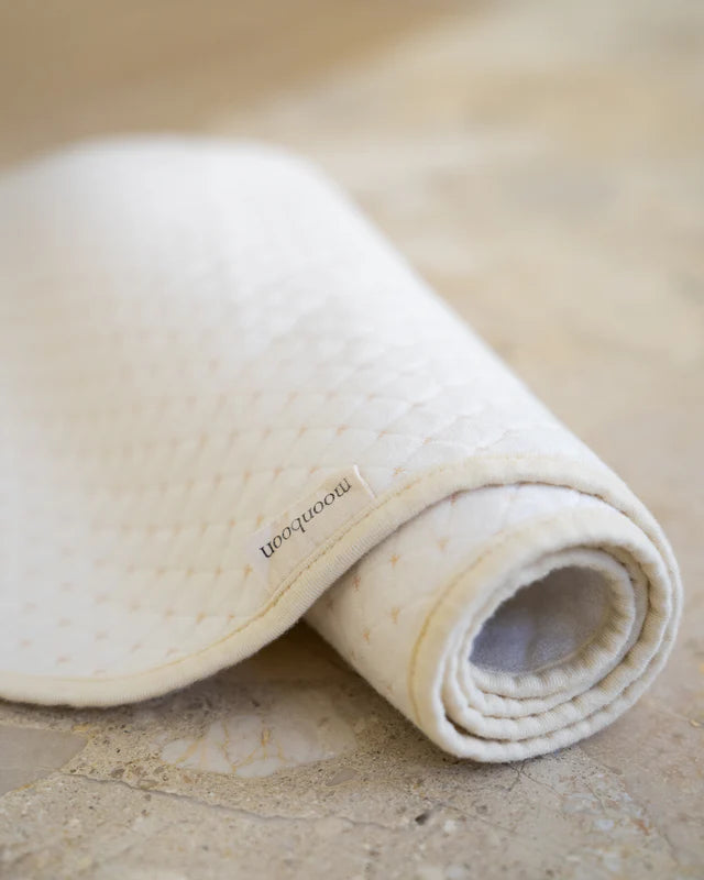 Moonboon - Waterdichte matrasbeschermer - voor wieg - opgerold