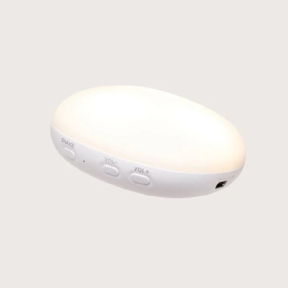 Knuffel met geluid - The Humming Bear 2.0 - Cappuccino - Moonie lamp