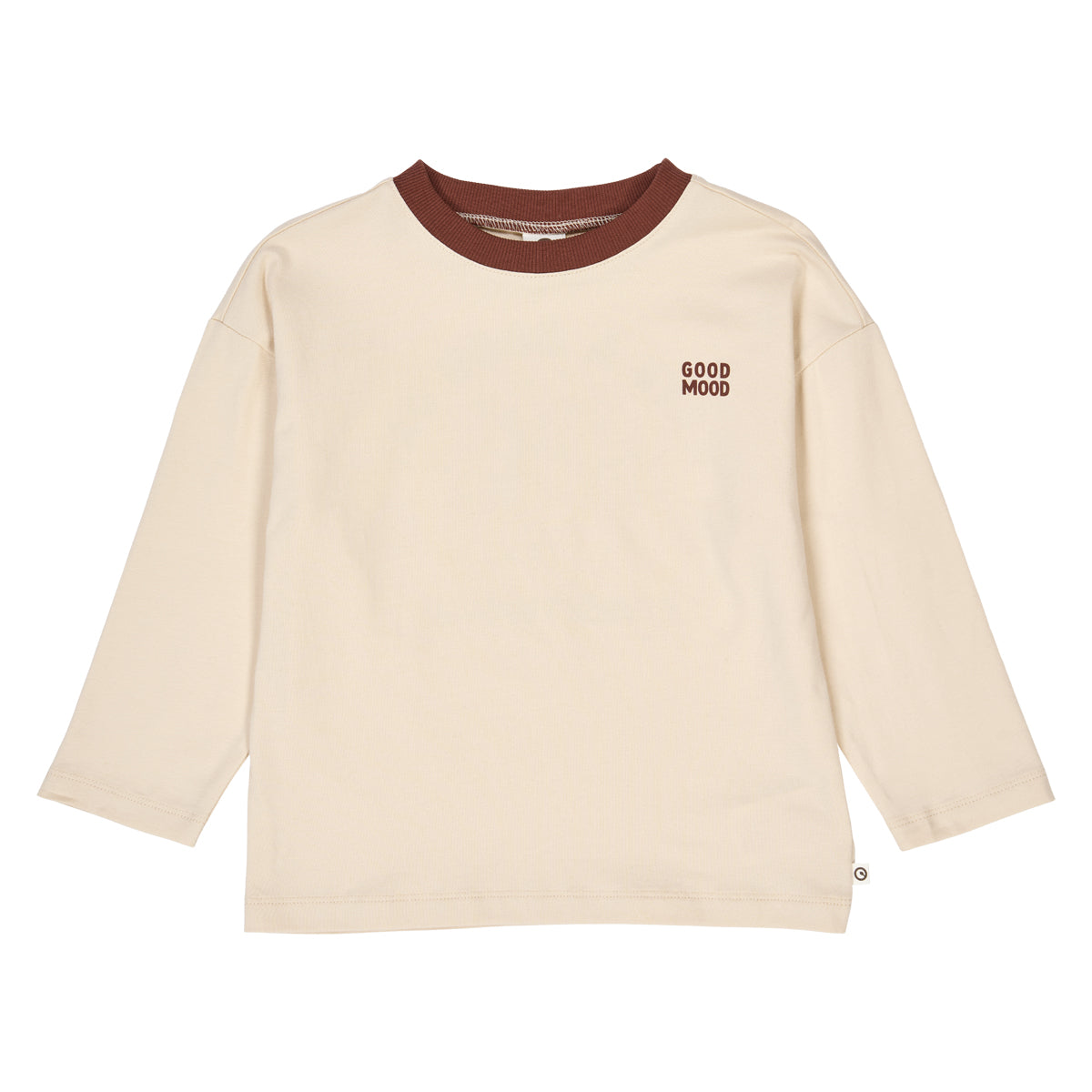 Müsli by Green Cotton - Good day l/s T - Top met lange mouwen - Oak - Biologisch katoen mix voorkant