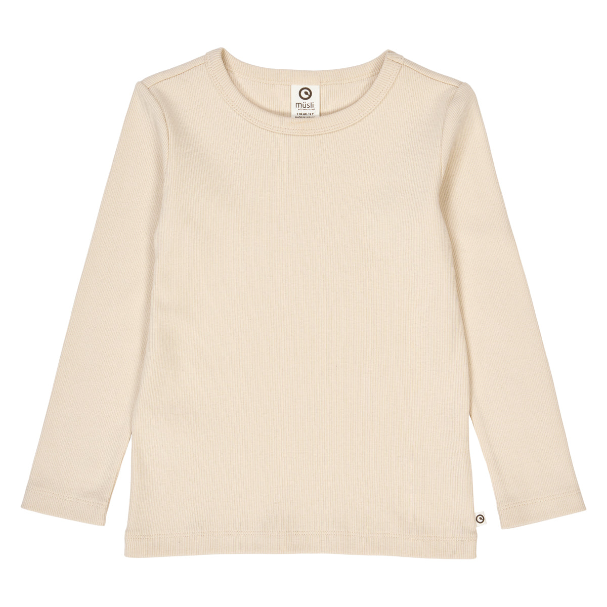 Müsli by Green Cotton - Cozy me rib l/s T - Top met lange mouwen - Katoen mix basic top voorkant