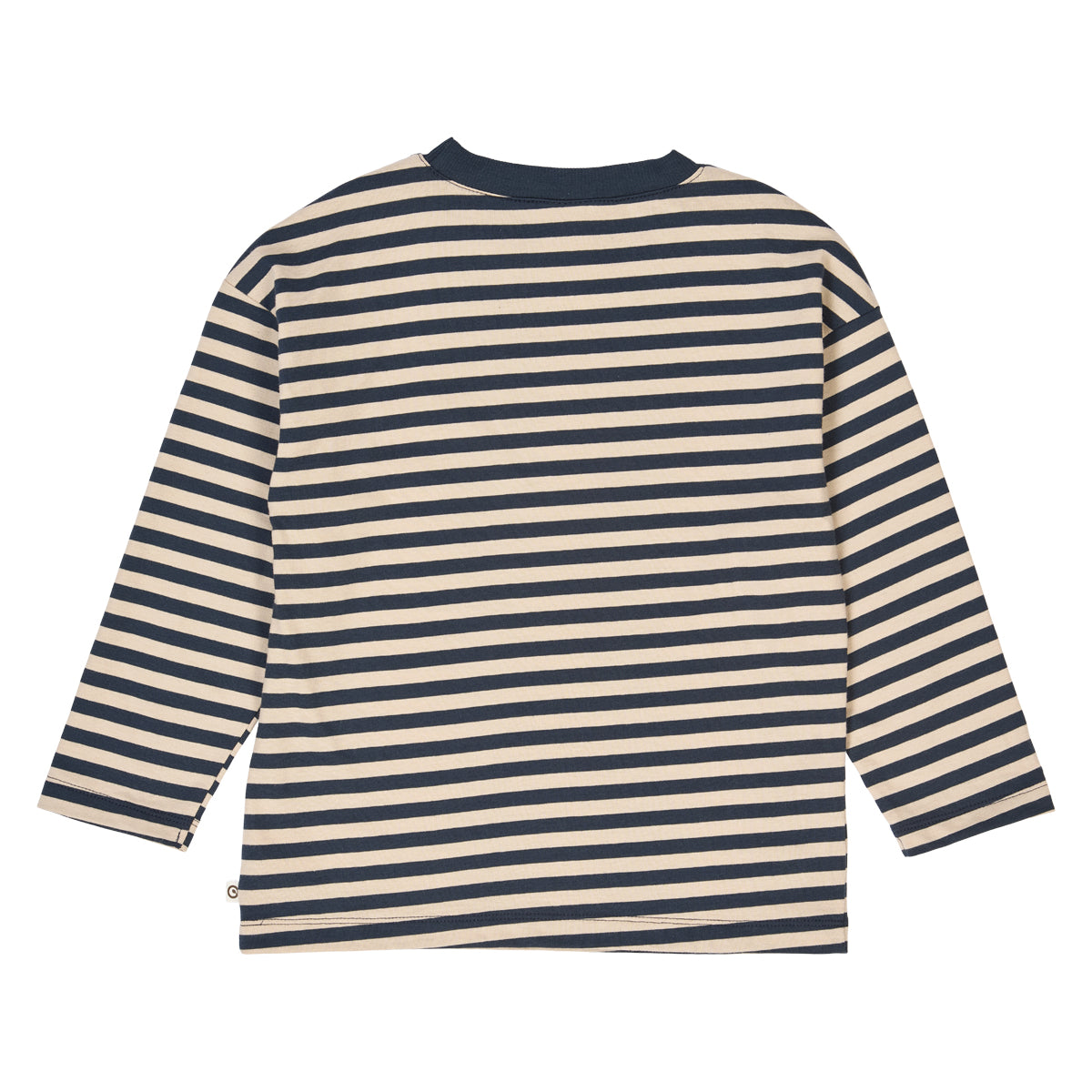 Top lange mouwen - Stripe - Biologisch katoen - Müsli by Green Cotton achterkant