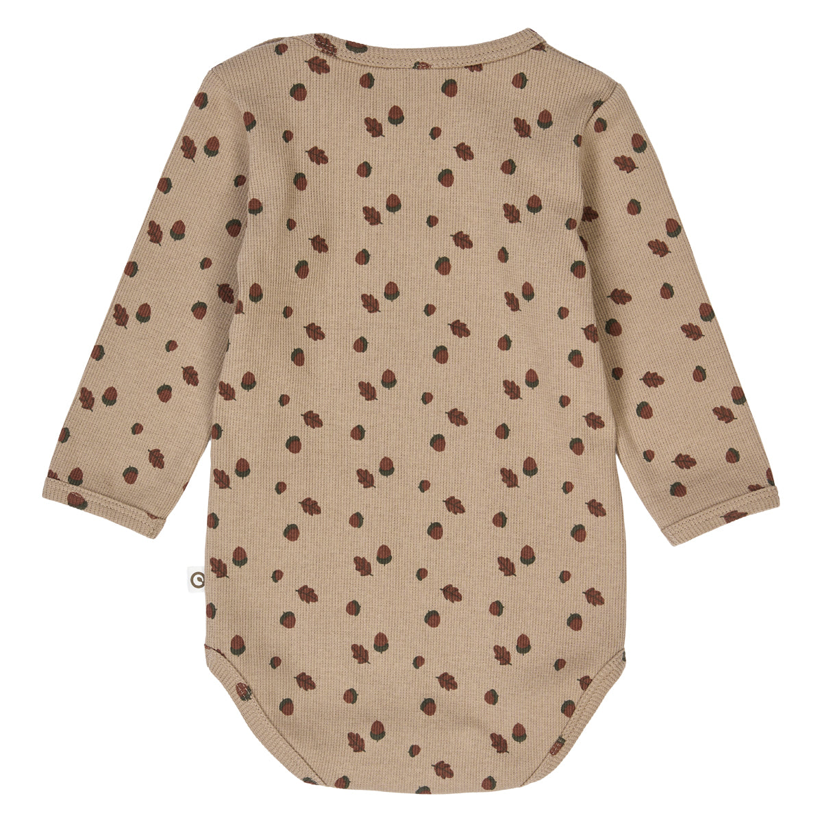 Romper lange mouwen - Acorn - Biologisch katoen - Müsli by Green Cotton achterkant