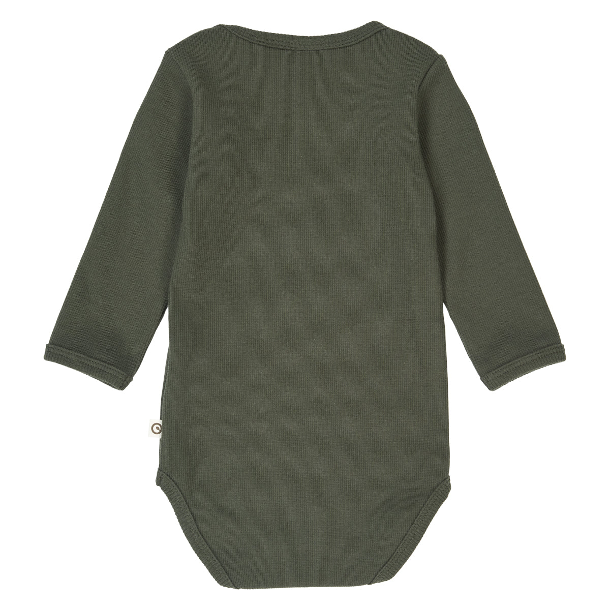 Cozy me rib l/s body - Romper lange mouwen - Deep green/Groen achterkant