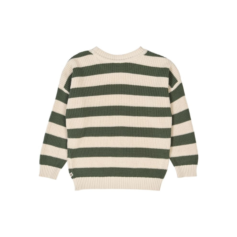 Gebreide trui - Biologisch katoen - Stripe - Müsli by Green Cotton achter