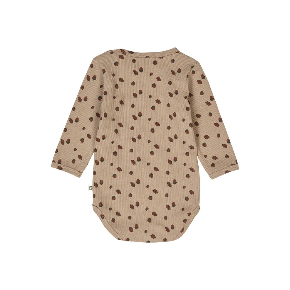 Romper lange mouw - Biologisch katoen - Acorn - Müsli by Green Cotton achter