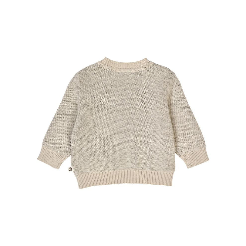 Gebreide trui baby - Biologisch katoen - Acorn - Müsli by Green Cotton achter