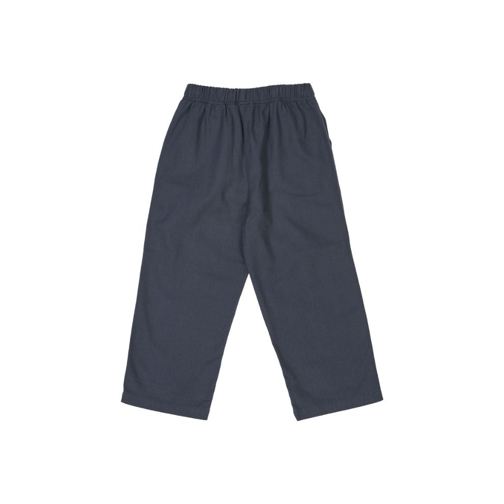 Twill broek - Biologisch katoen - Night blue/donkerblauw - Müsli by Green Cotton achter