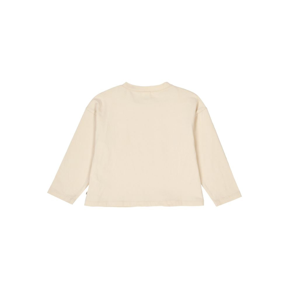 Top lange mouw - Bow - Oak/ecru - Biologisch katoen - Müsli by Green Cotton achter