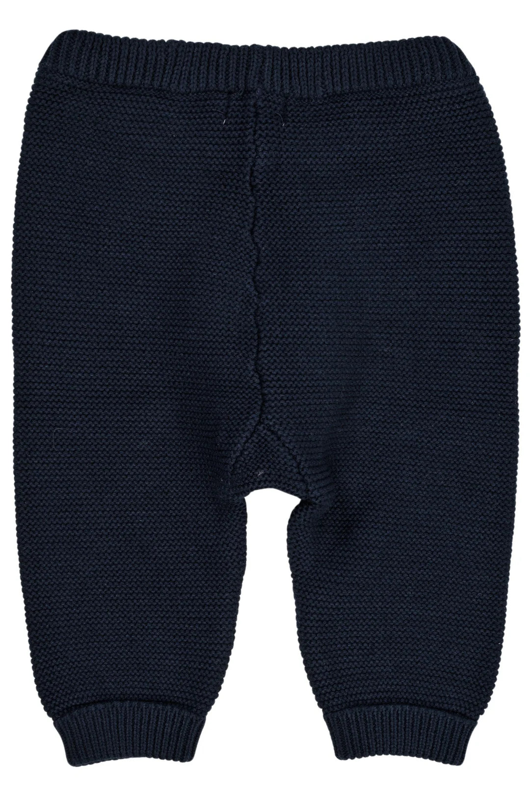 Gebreid broekje - Biologisch katoen - Classic baby cotton pants - Copenhagen Colors - navy - achterzijde