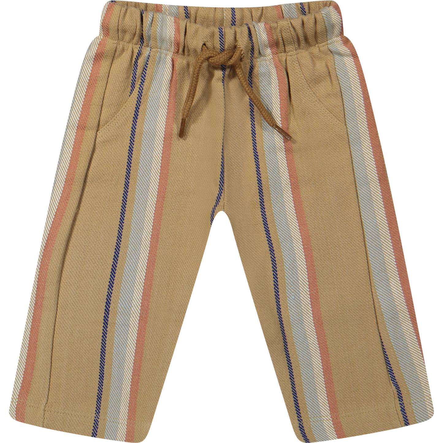 Broekje Pete - Woven stripe - Biologisch katoen - Riffle Amsterdam voorkant