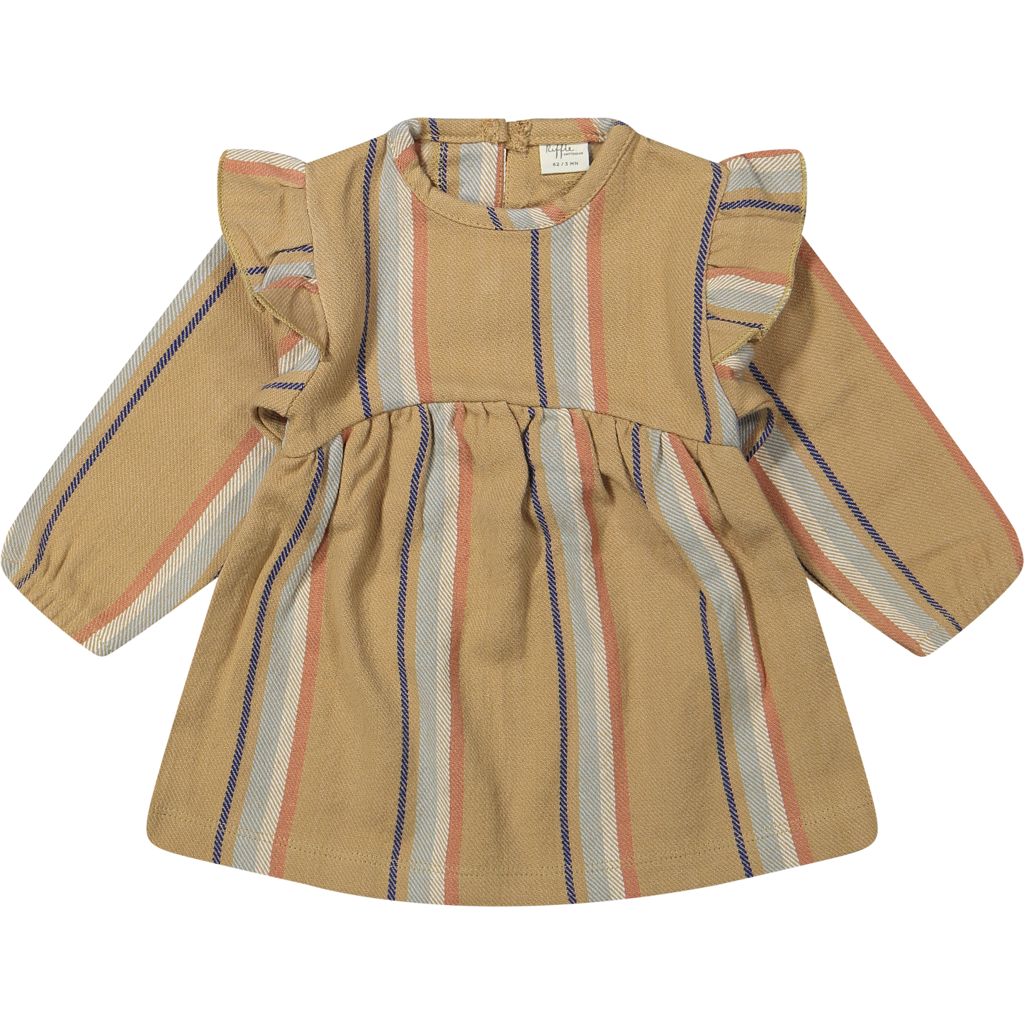 Jurkje Anemone - Woven stripe - Biologisch katoen - Riffle Amsterdam voorkant