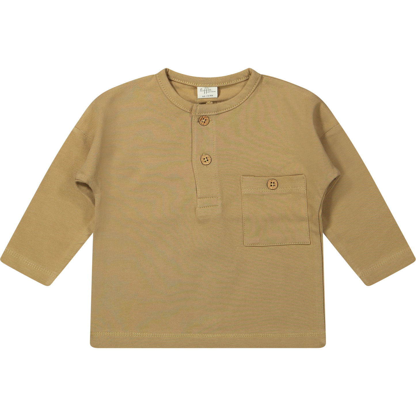 Top lange mouwen - Jersey brown/bruin - Biologisch katoen - Riffle Amsterdam product