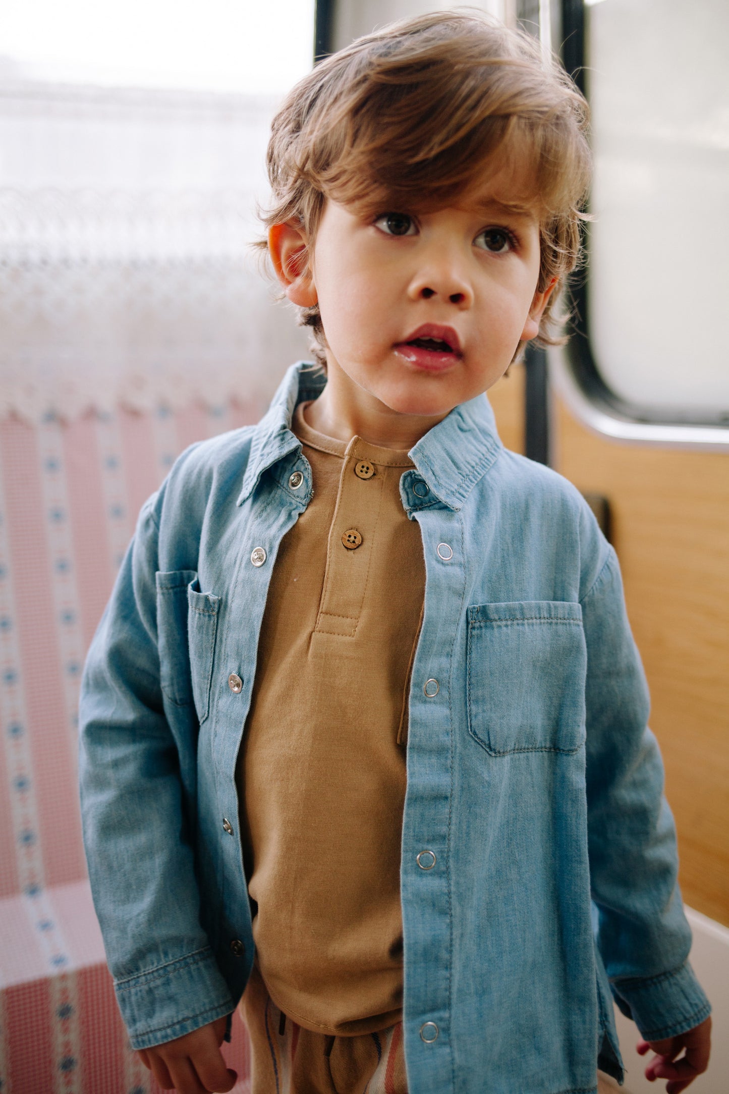 Top lange mouwen - Jersey brown/bruin - Biologisch katoen - Riffle Amsterdam lifestyle