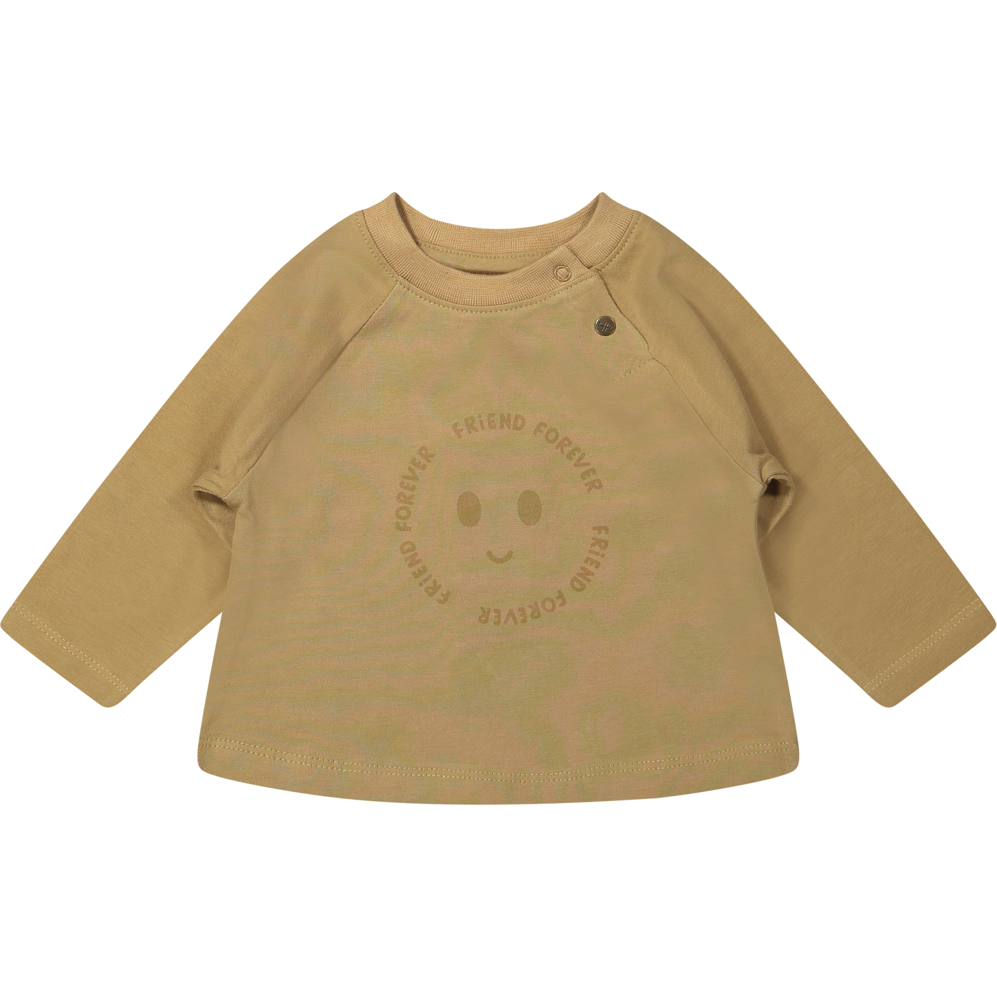 Top lange mouwen - Jersey brown/bruin - Biologisch katoen - Riffle Amsterdam voorkant