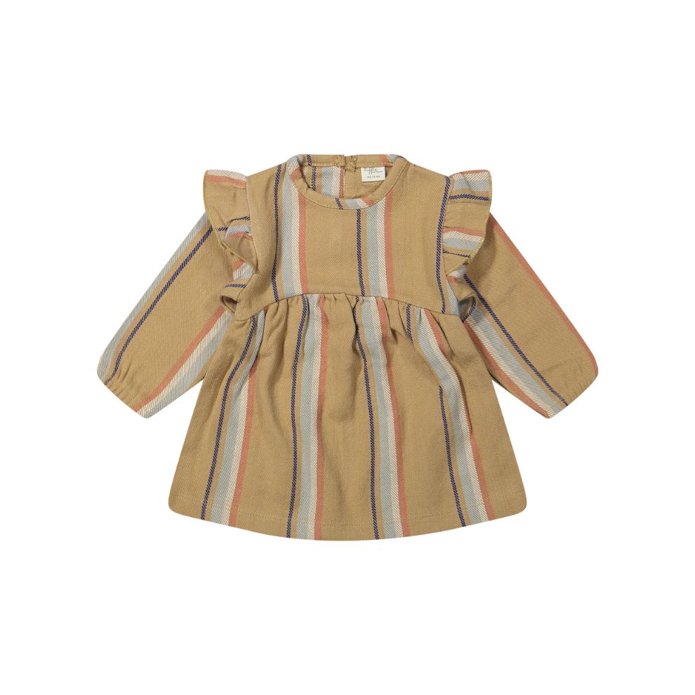 Jurkje Anemone - Biologisch katoen - Woven stripe - Riffle Amsterdam voor