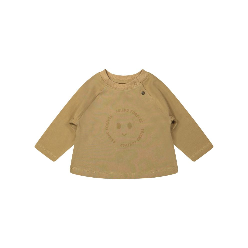 Top lange mouw - Biologisch katoen - Jersey brown/bruin - Riffle Amsterdam